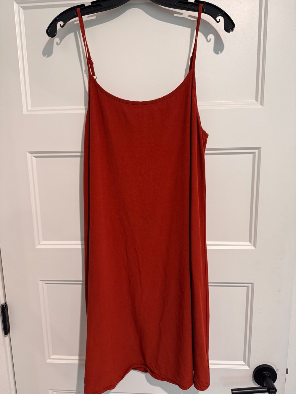 Eileen Fisher Rust Slip Dress - Spaghetti Strap Medium EUC Women